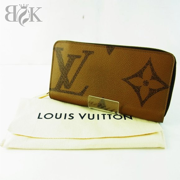 Louis Vuitton Giant long Wallet Reverse Monogram zip Zippy - Picture 1 of 4